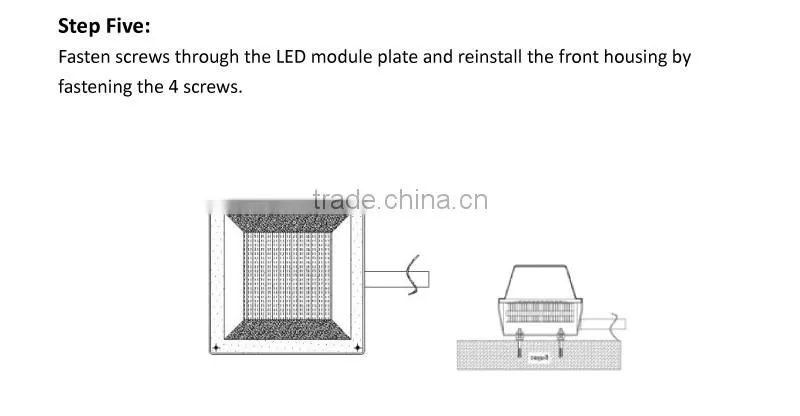 60W UL DLC SAA Listed Gas Station LED Canopy Light
