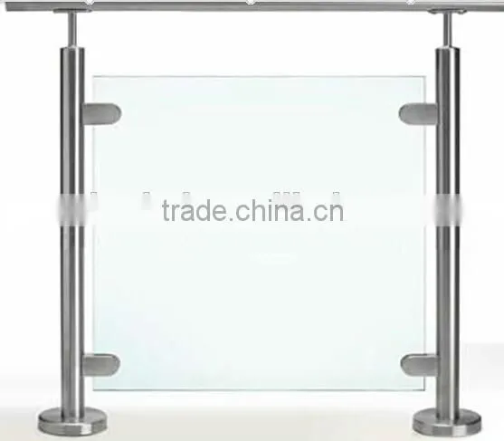 steel inox 304 models railings for balconies glass railing