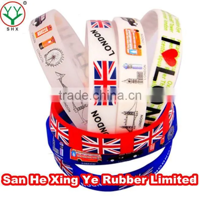 High quality men rubber bracelet rubber refill bracelet