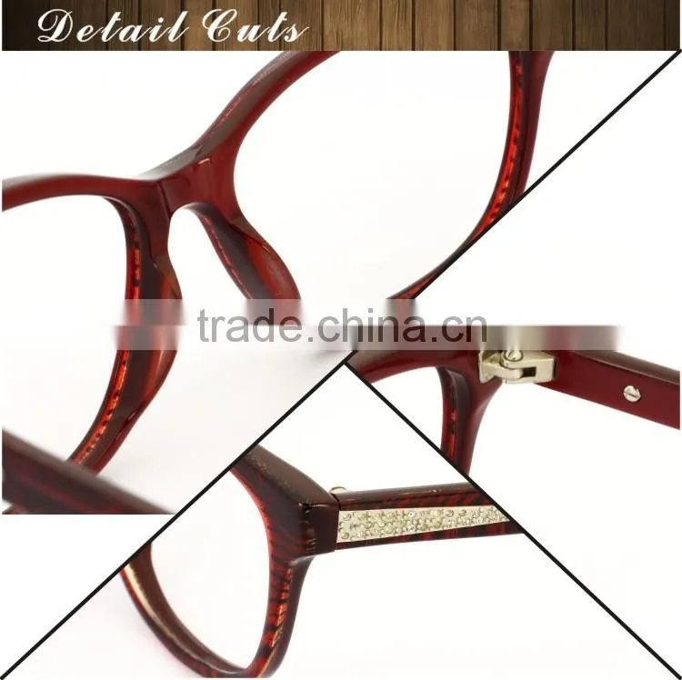 cat eye reading glasses with diamond