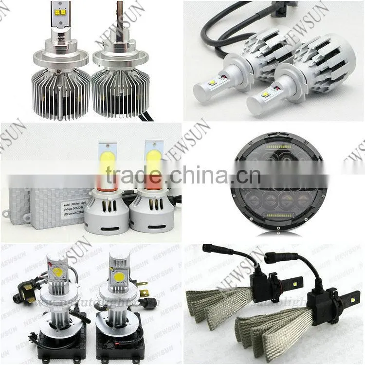 2015 high power led headlight bulb h7 H1,H3,H4,H7,H8,H11,H13,9004,9005,9006 car led headlight