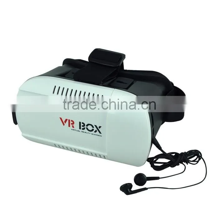 Hot Selling Head Mount Virtual Reality VR Glasses Headset VR Box 3D Glasses