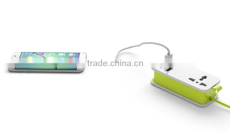UK Extension Socket With 4 USB Outputs Wall Charger Plug
