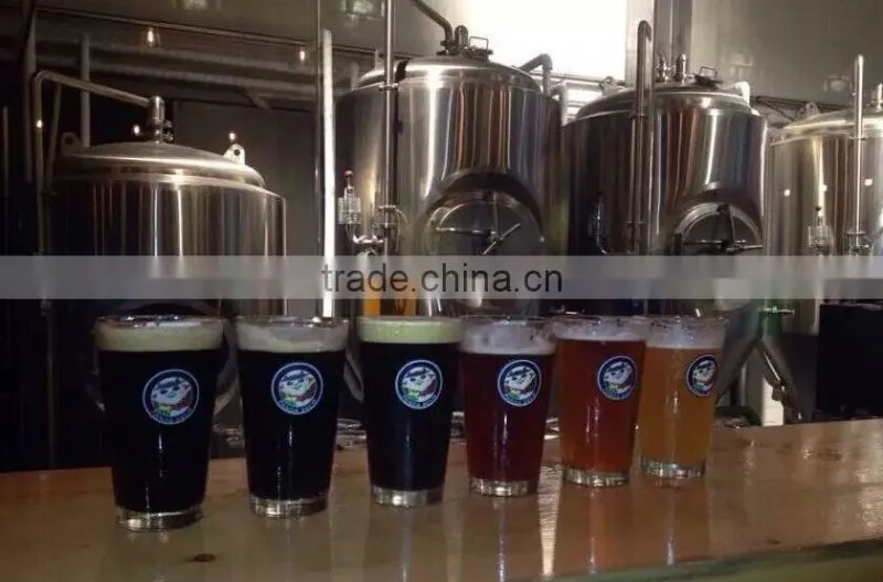 large 15bbl beer brewing equipment with 3 vessel beer brewhouse