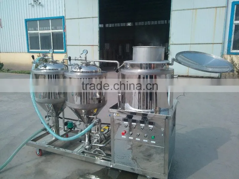 small 50l beer equipment for home beer brewing with the beer formula