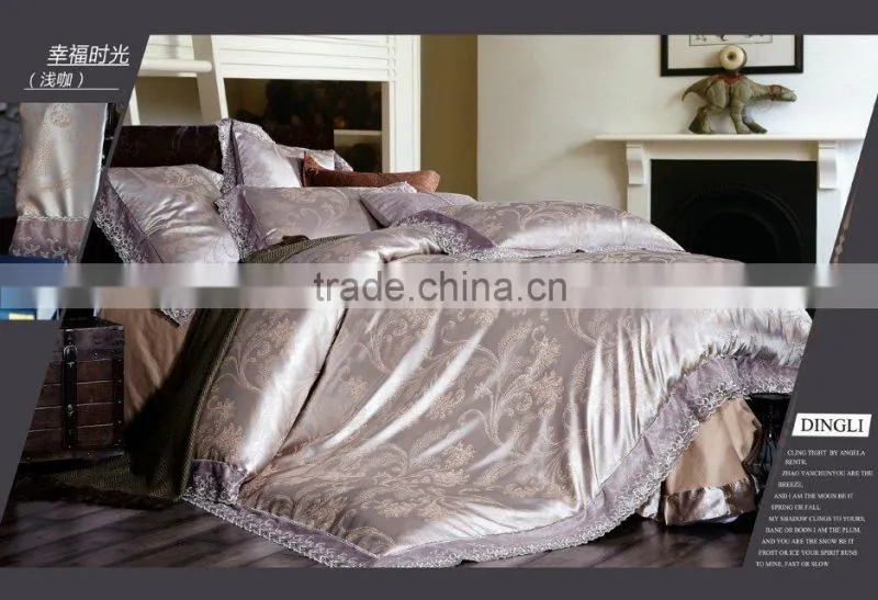 hot sale jacquard bedding set hotel bed linen set
