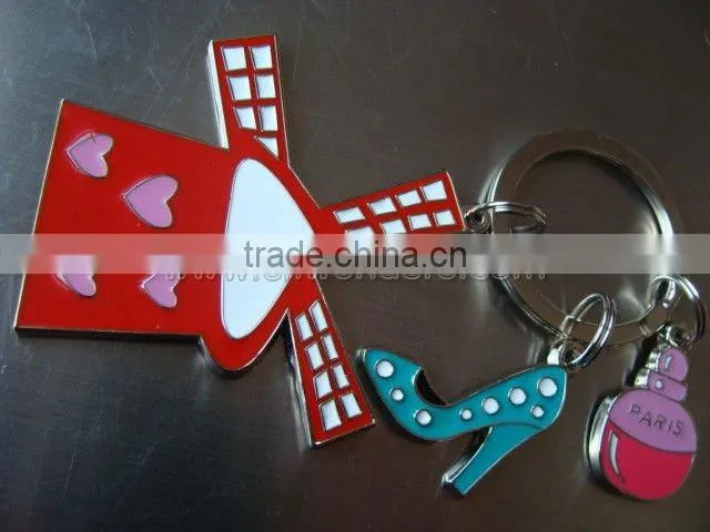 Best selling beautiful metal keychain with clip