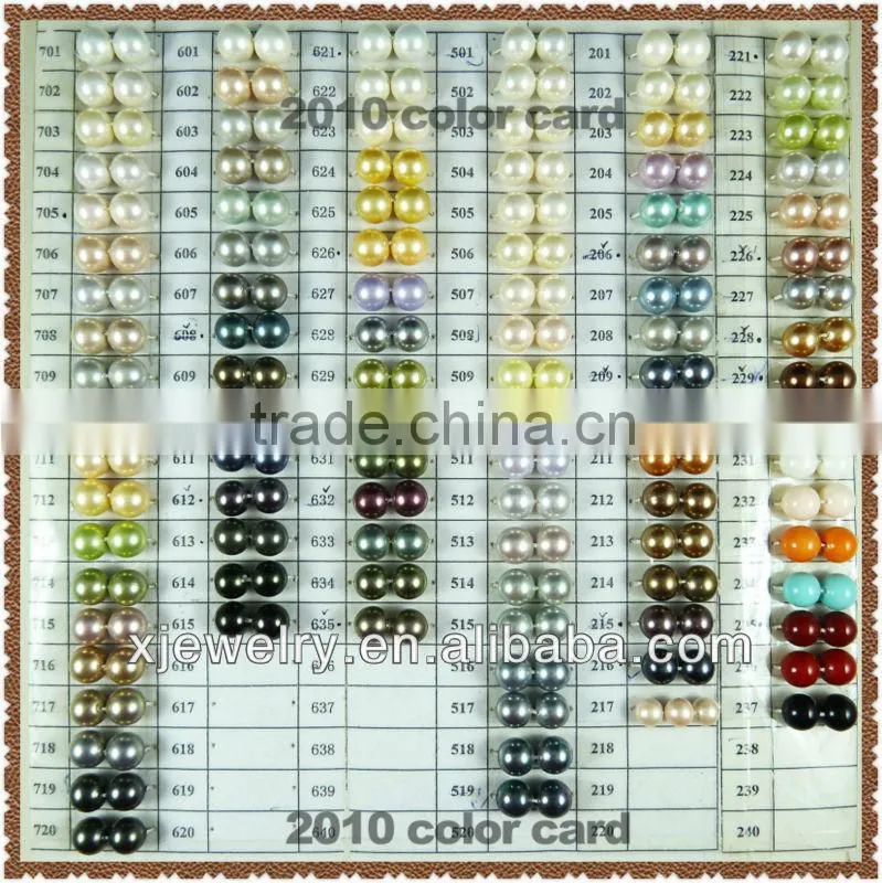 Professional custom and wholesale various colors and various shapes south sea shell pearl necklace DIY beads(shape card)