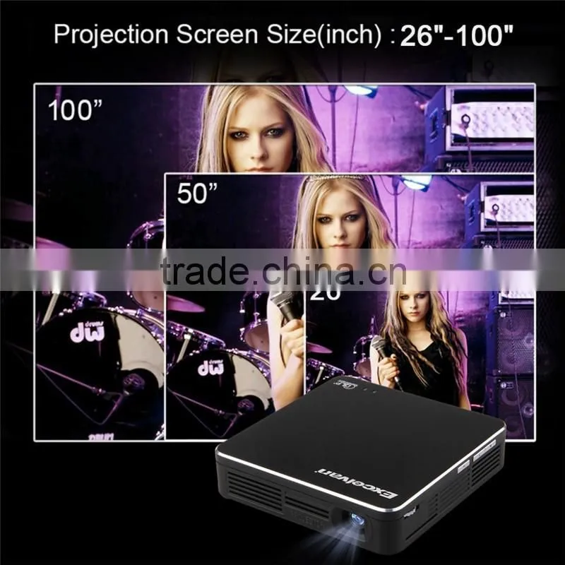 high quality EHD200 Mini Wifi Dlp-projector LED Pocket mini micro Portable Projector