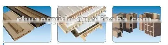 Sell hot! wood plastic machine / wood profile making machine production line