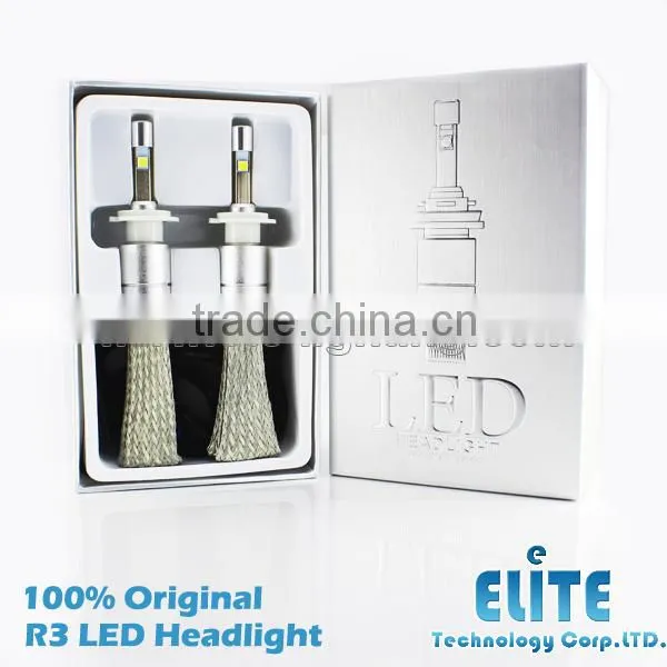 highest lumen car motorcycle led headlamp R3 H7