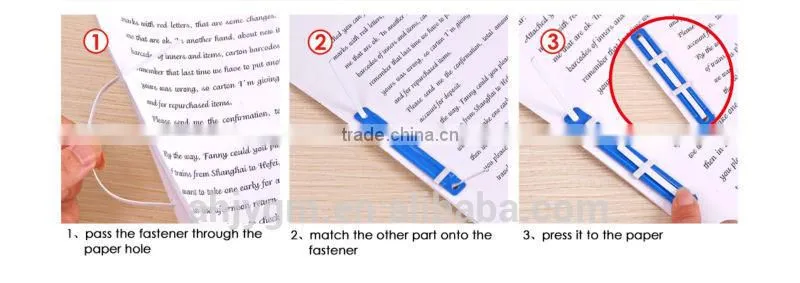 8CM Plastic Paper Fasteners