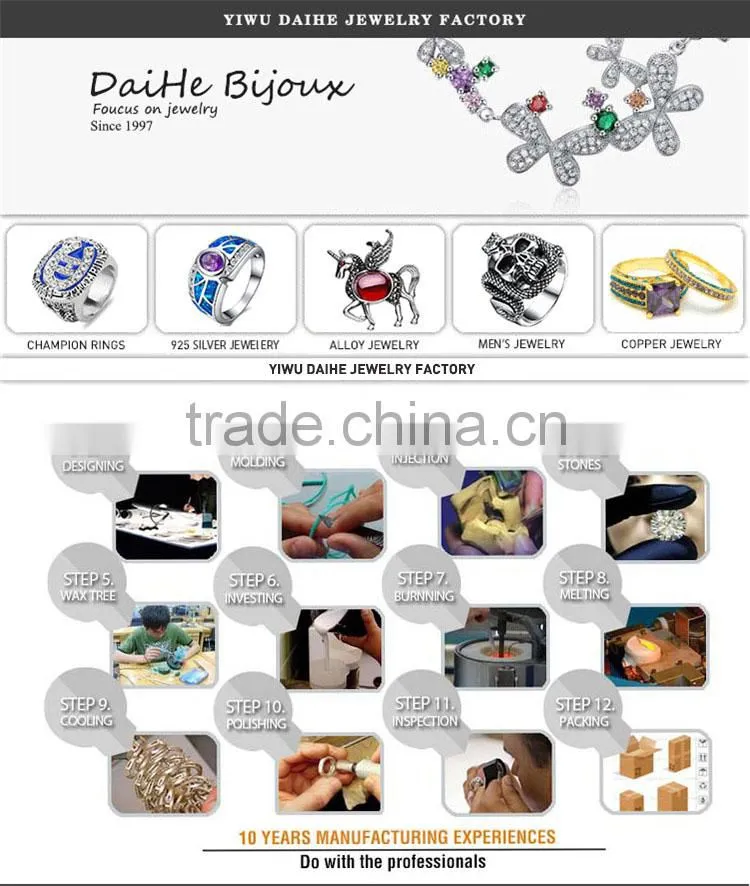 Daihe the latest stainless steel&genuine silicone bracelet for men