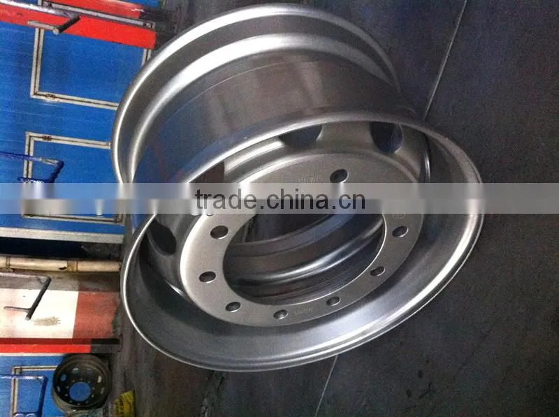 truck tubeless steel wheel 22.5*11.75 with high quality and good price
