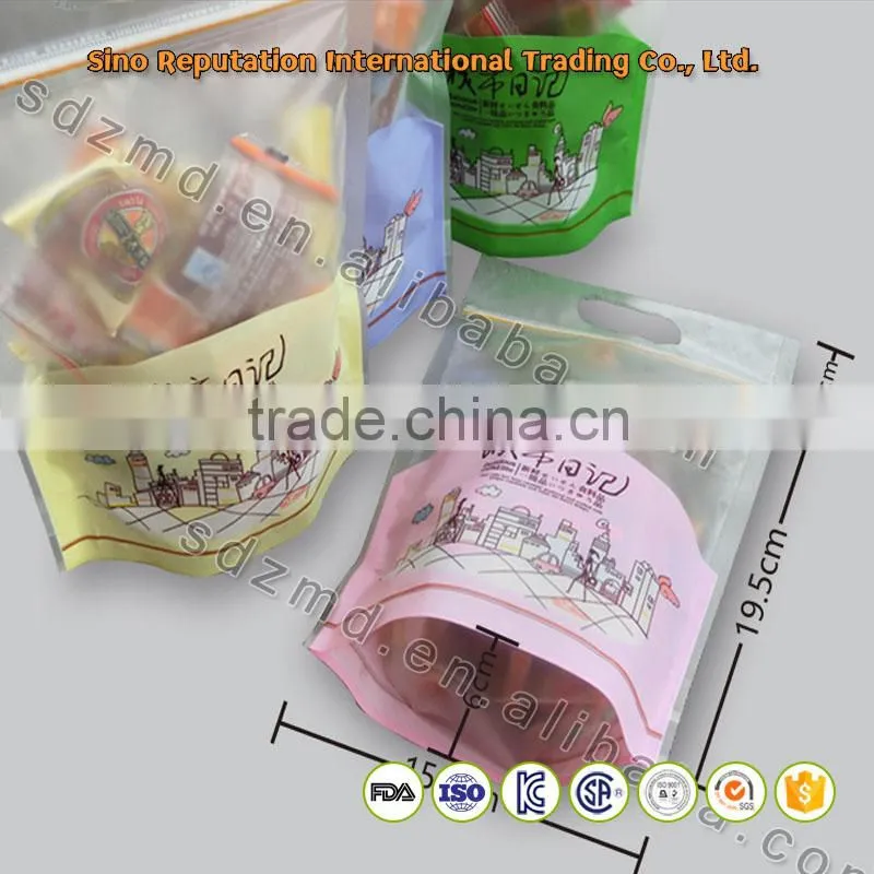 Plastic rice packaging bag with CE certificate