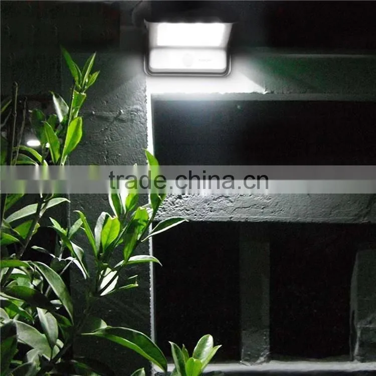 20 led panel texture lampshade 1800mah Ni-MH battery PIR sensor + Light control solar motion light