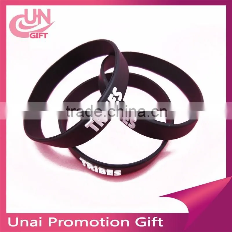 Wholesale silicone bracelet print logo manufacturer #F-874