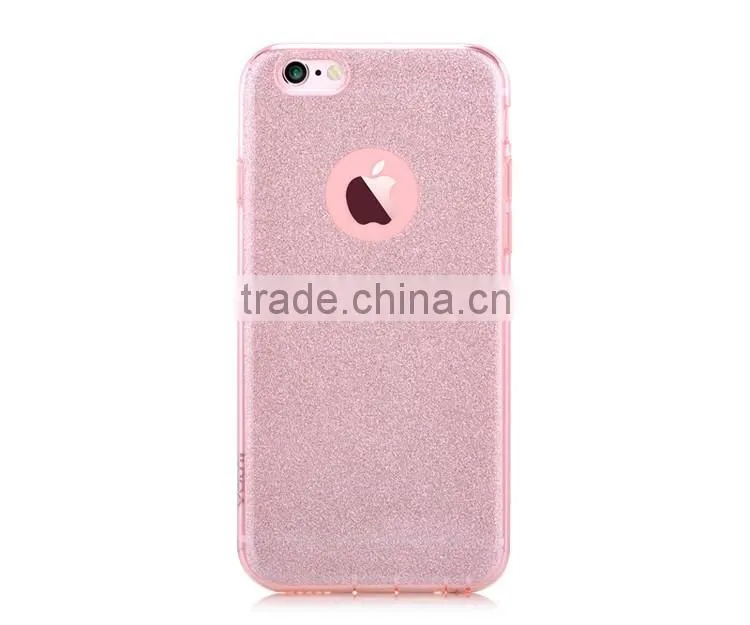 0.5mm Ultrathin Meteoric Soft TPU Case Flash Paper Back Cover Case for iPhone 6/6s Plus