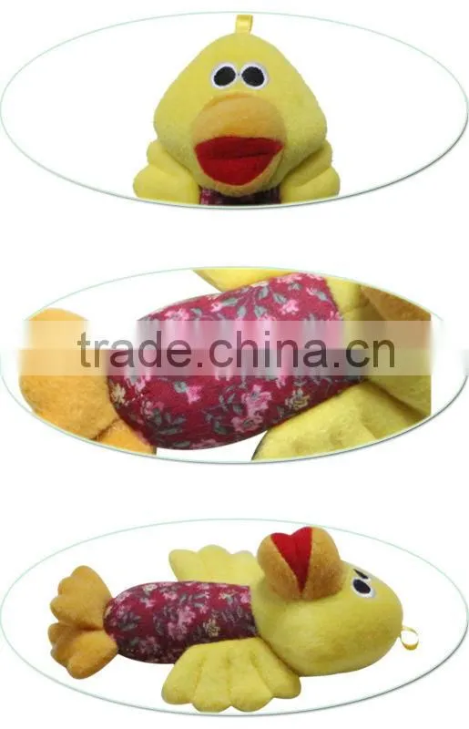 Baby Plush Confort Toy Kaifulan new style bell inside yellow chicken