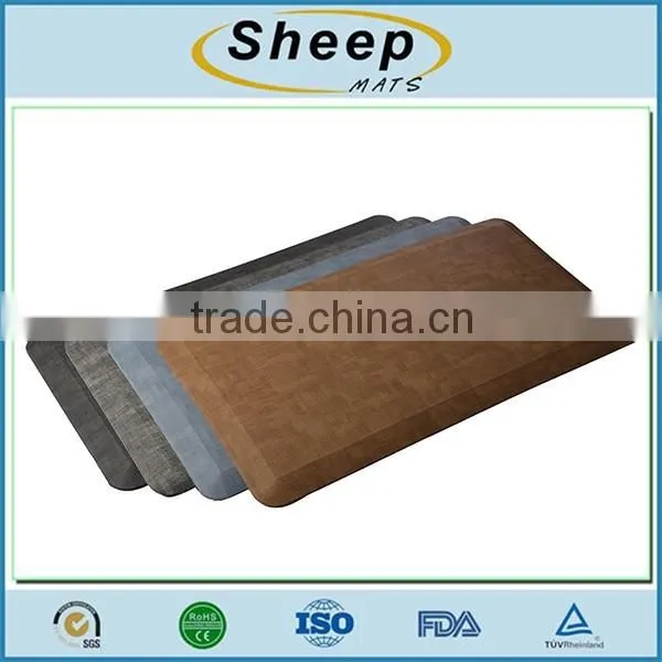 Office floor anti fatigue blood circulation pvc leather foot thai cushion