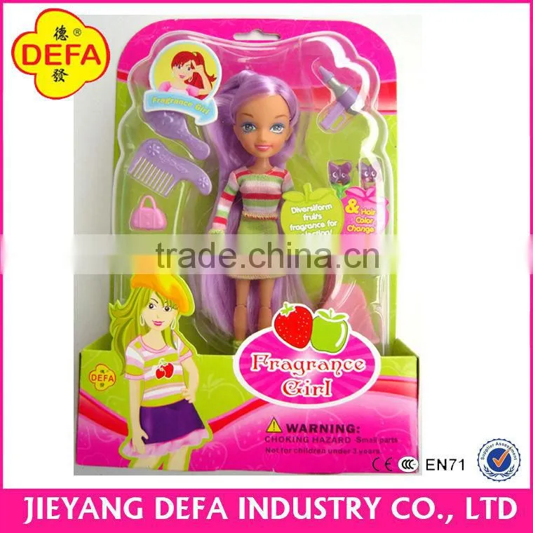Defa Lucy Pretty 7 Inch Plastic Small Kids Small Vinyl Doll