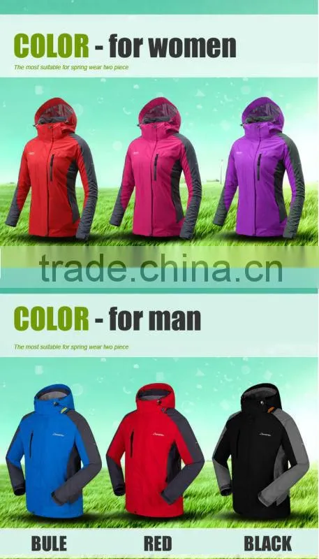 OEM service winter season apparel mountaineering cross-country skiing apparel camping jacket lovers trekking clothes