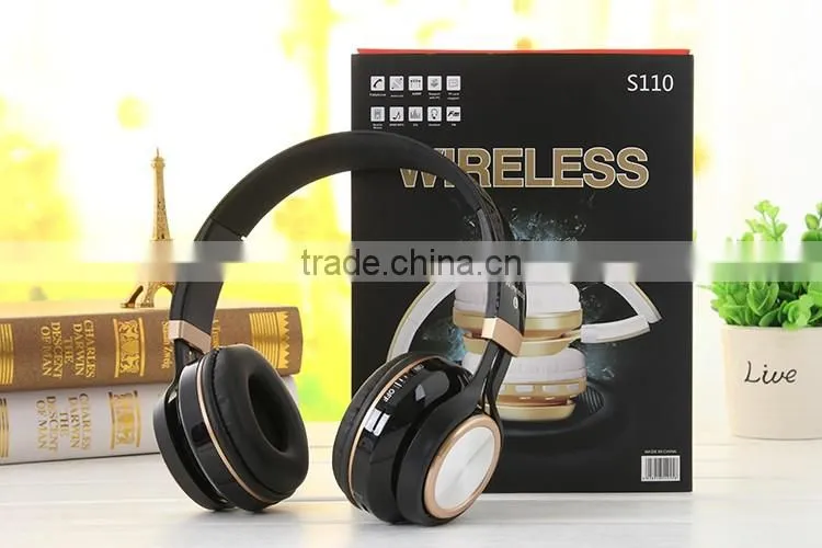 NEW SNHALSAR S110 big daddy bass bluetooth headphone, wireless headset with mic