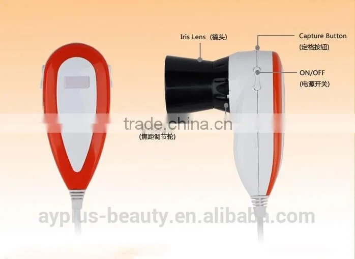 AYJ-J013(CE) hot sell magic mirror facial skin analyzer/ portable skin and hair analysis test machine