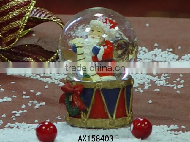 Resin Christmas Craft, Santa Claus Resin Christmas Craft, Snow Globe Resin Christmas Craft