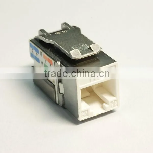 Network Solution Coated Cat 6A RJ45 UTP Keystone Jack