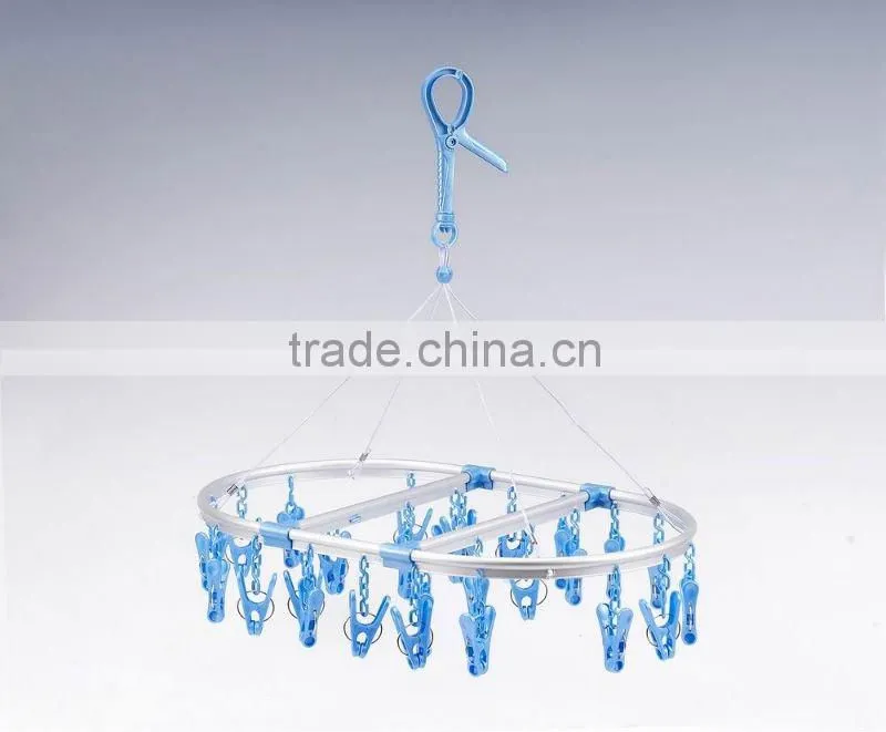 20pegs aluminum clothes hanger
