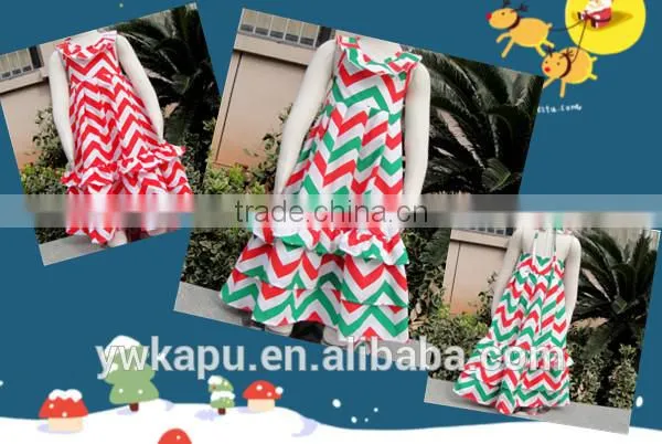 Hot sale ! christmas baby clothing dresses for girl