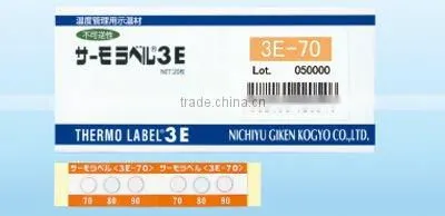 3 level industrial temperature indicator label for electric motor connection