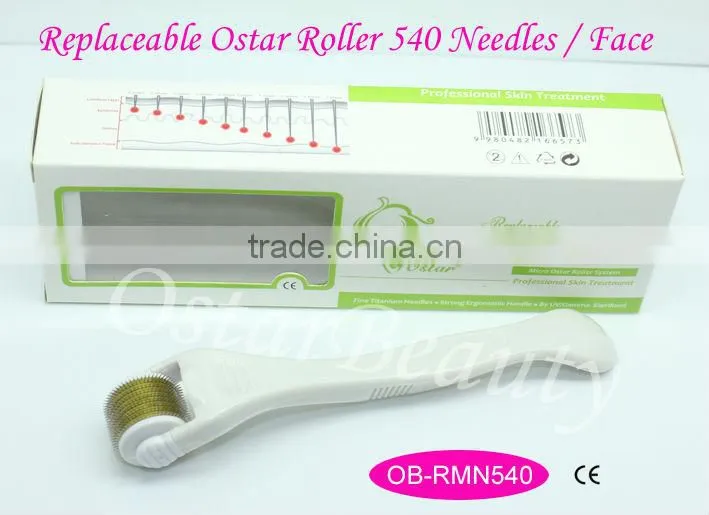 Derma Roller Changeable head with 540 needles