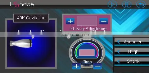 Mini portable utrasound cavitation slimming machine with radio frequency device aesthetics