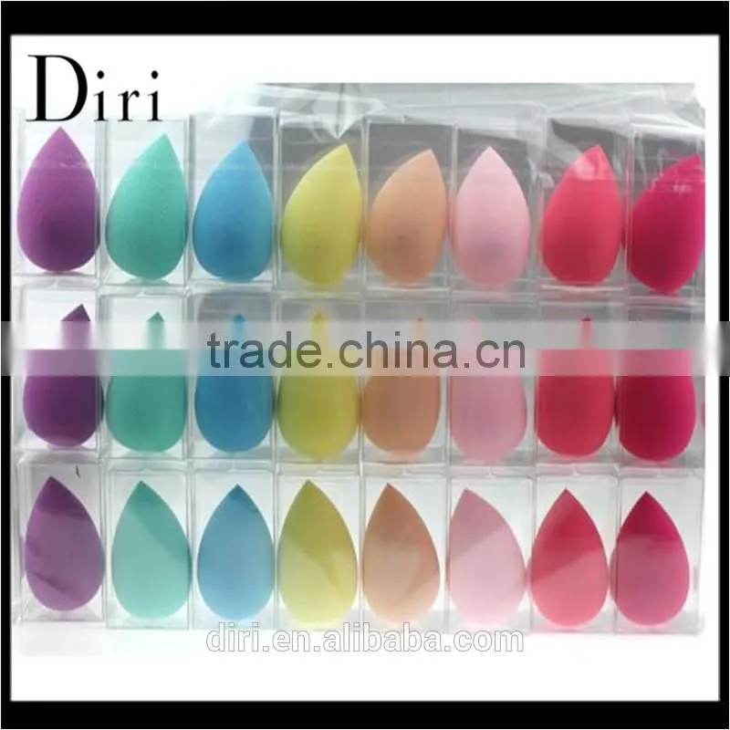 Unique Water droplets soft custom makeup sponge