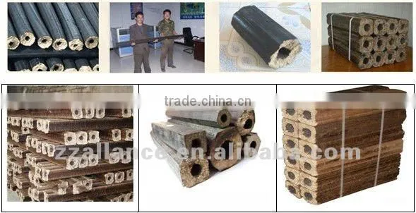 China Factory sale rice straw charcoal briquette making machine