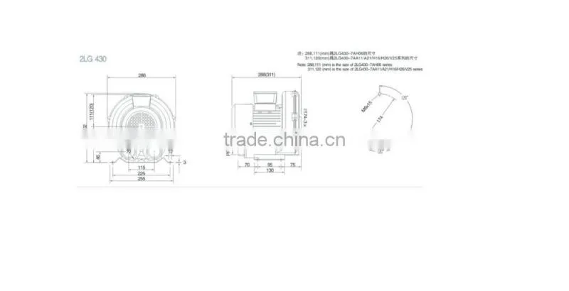 Chinese SOP vacuum blower Good quality blower