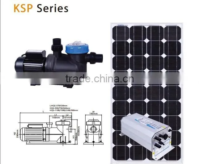 2016 high quality DC solar fountain pump