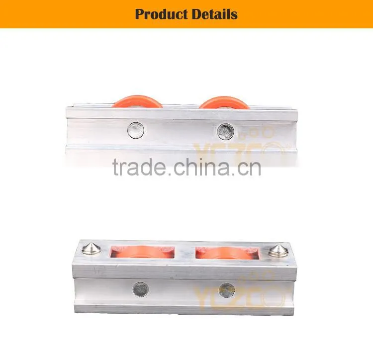 aluminium window and door rollers hardware double wheel