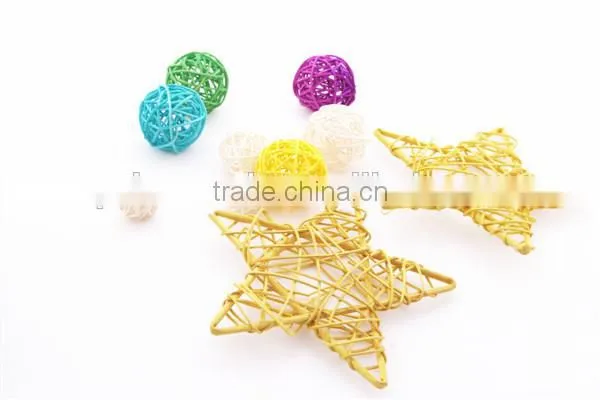 christmas ornaments ball/gold wire ballls