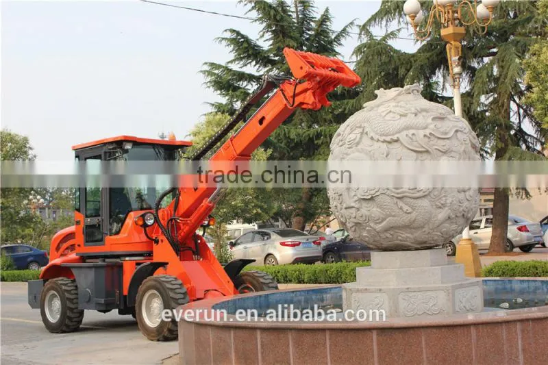 Boom Loader Telescopic Wheel Loader with Quick Coupler, 4.2M reach