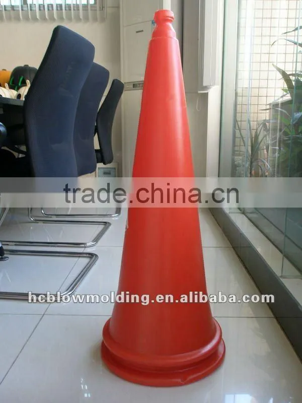 2015 OEM Plastic Retractable Traffic Safety Orange Cone RED