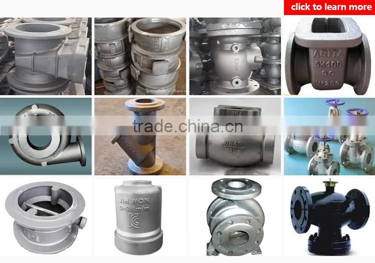 ductile iron ggg50 DN300 valve housing castings / valve body castings