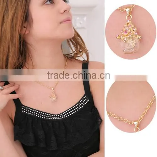 CAT shape Jewelry Pendant Glass Perfume bottle jewelry