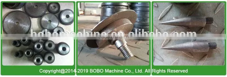 Corrugated spiral post-tension tube making machine