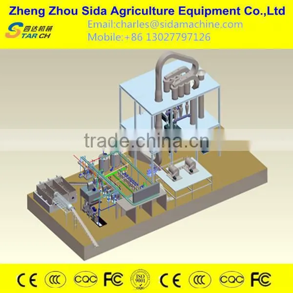300kg/h complete stainless steel yam flour making machine
