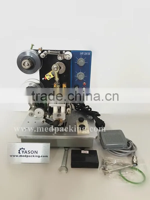 Electric ribbon coder automatic date&trademark coding machiney,highspeed marking printing equipment,printer factory
