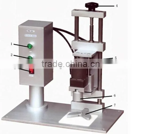 DDX-450 semi-automatic locking capping machine for bottle caps