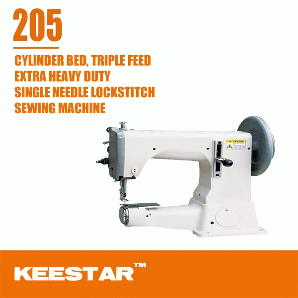 Keestar 205 industrial saddlery overlock tent sewing machine